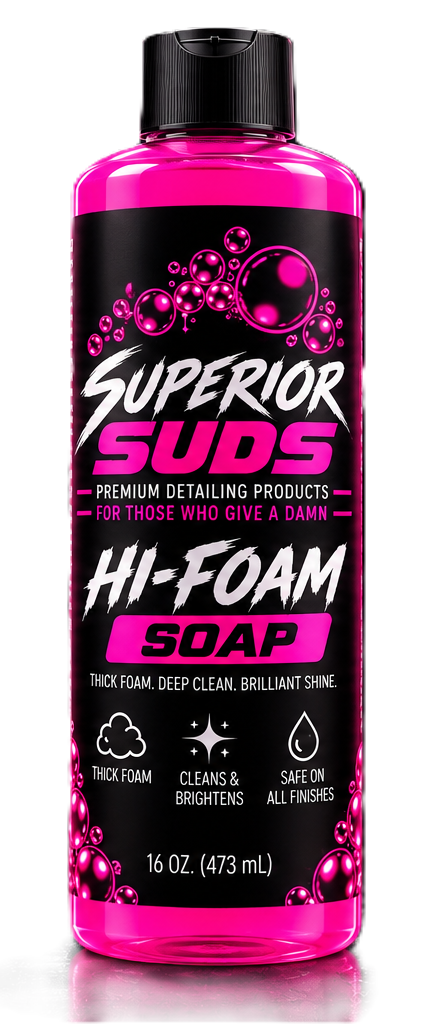 Pink High-Foam Car & Truck Wash Soap – 16 oz | Superior Suds