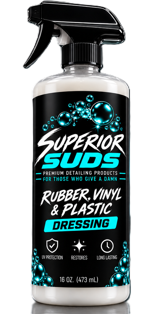 Rubber, Vinyl & Plastic Dressing – 16 oz | Superior Suds